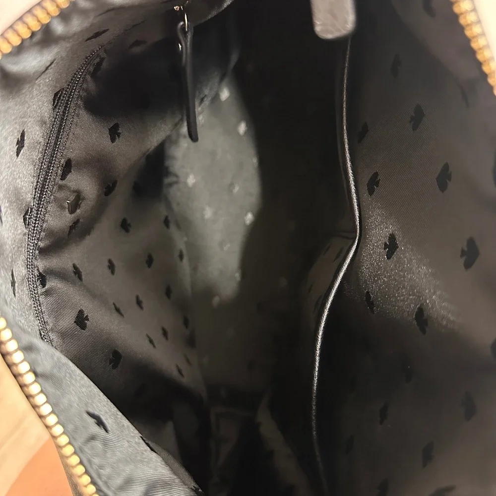 Kate Spade Black Leather Greene Street Kaia‎ Hobo Large Shoulder Bag Crossbody
